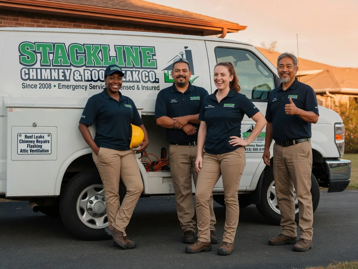 Chimney flashing repair company in Lucerne, MO